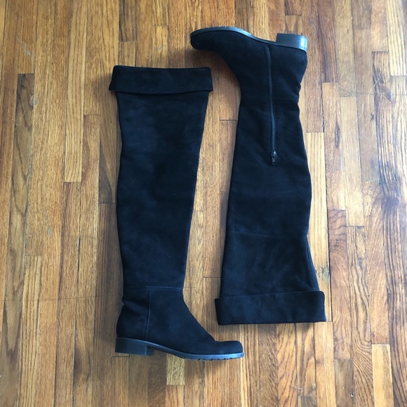 Stuart Weitzman hi-lo suede boots - Picture 2 of 4